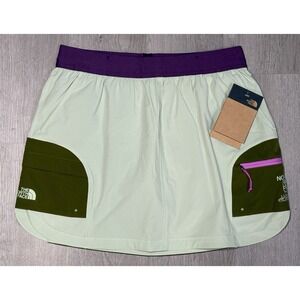 The North Face Trailwear Skort Women's Size Medium Misty Sage Breathable Stretch